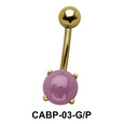Purple Belly Pearl Piercing CABP-03