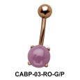 Purple Belly Pearl Piercing CABP-03