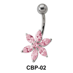 Flower Belly Piercing CBP-02