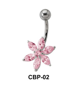 Flower Belly Piercing CBP-02