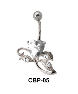 Leafy Design Belly Piercing CBP-05