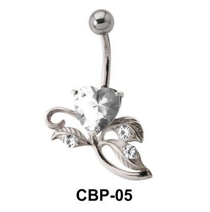 Leafy Design Belly Piercing CBP-05