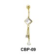 Diamond Belly Piercing CBP-09