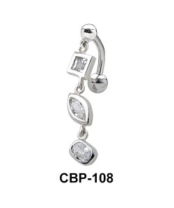 Multi Stone Belly Piercing CBP-108