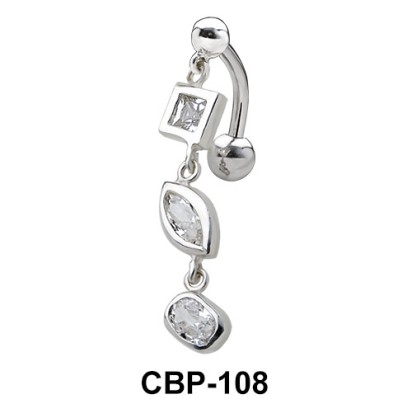 Multi Stone Belly Piercing CBP-108