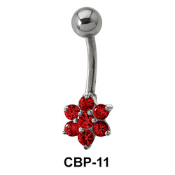 Flower Shaped Belly Piercing CBP-11