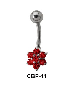 Flower Shaped Belly Piercing CBP-11