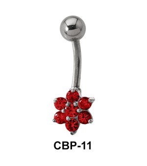 Flower Shaped Belly Piercing CBP-11