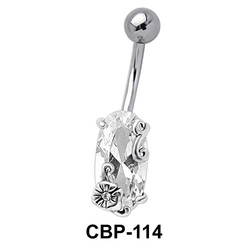 Big CZ Set Belly Crystal CBP-114