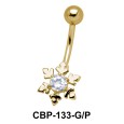 Floral Belly Piercing CBP-133