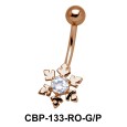 Floral Belly Piercing CBP-133