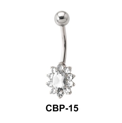 Flower Shaped Belly Piercing CBP-15