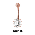Flower Shaped Belly Piercing CBP-15
