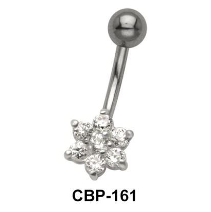 Flower Shaped Belly Piercing CBP-161
