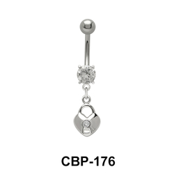 Heart Key Belly Piercing CBP-176