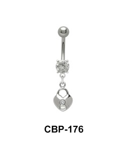 Heart Key Belly Piercing CBP-176