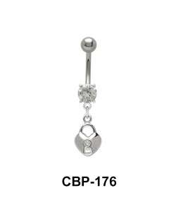 Heart Key Belly Piercing CBP-176