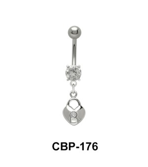 Heart Key Belly Piercing CBP-176