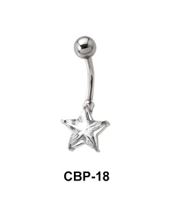 Star Shaped Belly Piercing CBP-18