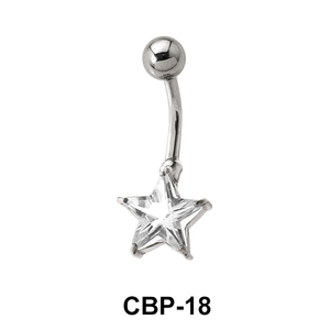 Star Shaped Belly Piercing CBP-18