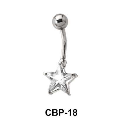 Star Shaped Belly Piercing CBP-18