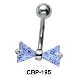 Bow Shaped Belly Piercing CBP-195 