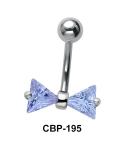 Bow Shaped Belly Piercing CBP-195 