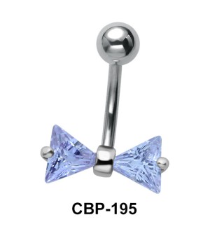 Bow Shaped Belly Piercing CBP-195 