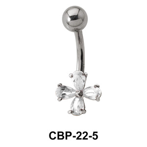 Flower Shaped Belly Piercing CBP-22-5