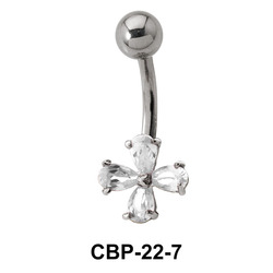 Flower Shaped Belly Piercing CBP-22-7