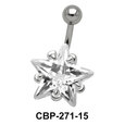 Starry Stone Set Belly CZ Crystal CBP-271