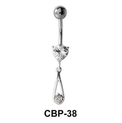 Drop Shaped Belly Piercing CBP-38