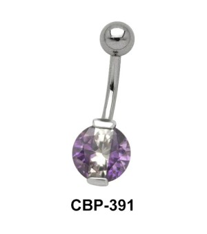 Round Stone Belly Piercing CBP-391