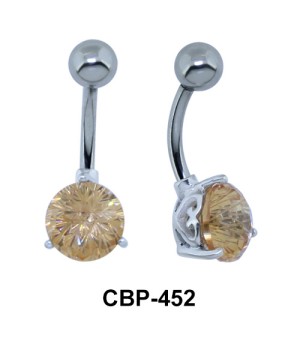 Exclusive Stone Set Belly Piercing CBP-452