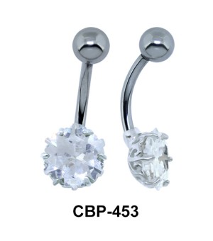 Glittering Stone Belly Button Ring CBP-453