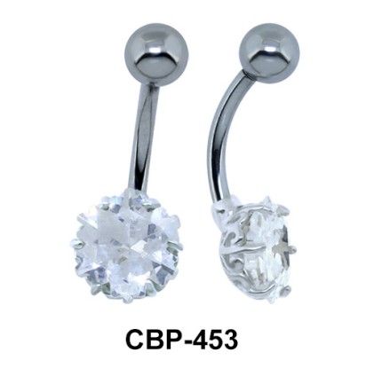 Glittering Stone Belly Button Ring CBP-453