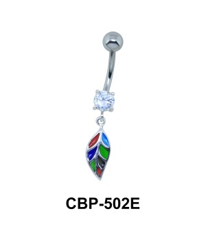 Leaf Dangling Belly Piercing CBP-502E