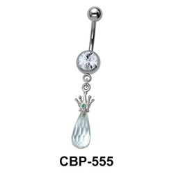 Special Crown Dangling Belly Piercing CBP-555