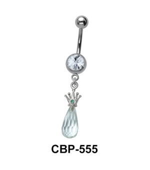 Special Crown Dangling Belly Piercing CBP-555