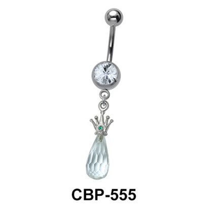 Special Crown Dangling Belly Piercing CBP-555