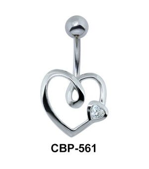 Cute Heart Shaped Belly Piercing CBP-561