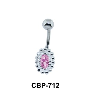 Oval Stone Assorted Belly Piercing CBP-712