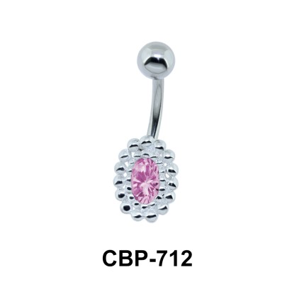 Oval Stone Assorted Belly Piercing CBP-712