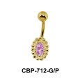 Oval Stone Assorted Belly Piercing CBP-712