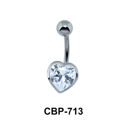 Heart Stone Assorted Belly Piercing CBP-713