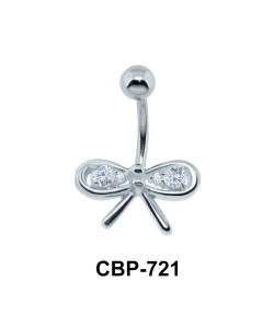 Bow with Stones Assorted Belly Piercing CBP-721