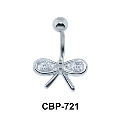 Bow with Stones Assorted Belly Piercing CBP-721