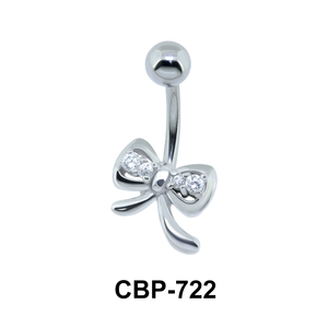 Red Stone Bow Assorted Belly Piercing CBP-722