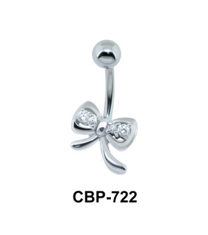 Red Stone Bow Assorted Belly Piercing CBP-722