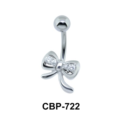 Red Stone Bow Assorted Belly Piercing CBP-722